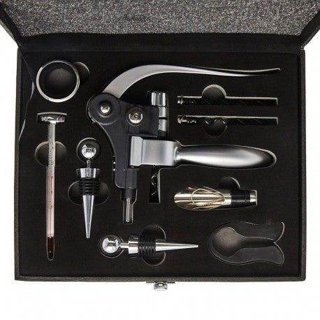 SET ACCESORIOS PARA VINO 9 PIEZAS