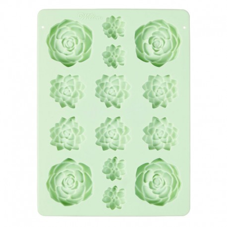 MOLDE SILICONA SUCULENTAS WILTON