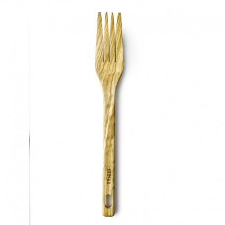 TENEDOR MADERA OLIVO IBILI