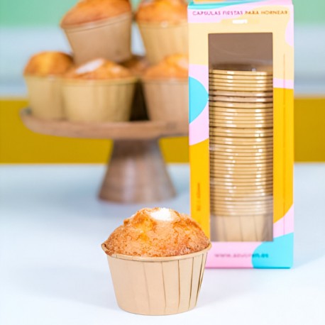 50 CAPSULAS PARA FIESTAS KRAFT