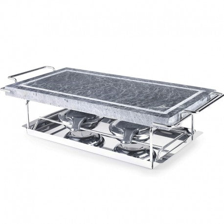 SET GRILL PIEDRA 37X18 CM IBILI
