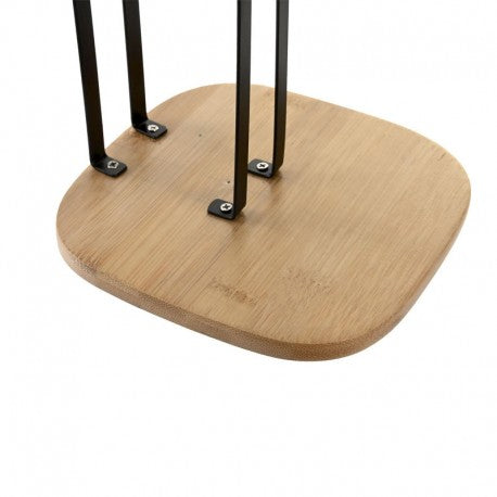 PORTAROLLOS ACERO BAMBU NEGRO