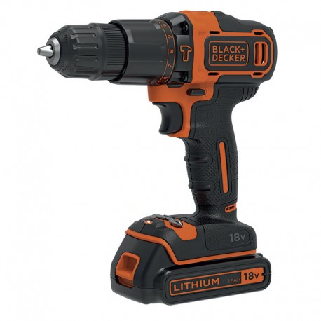 ATORNILLADOR PERCUTOR BLACK&DECKER BDCHD18KB-QW 18V
