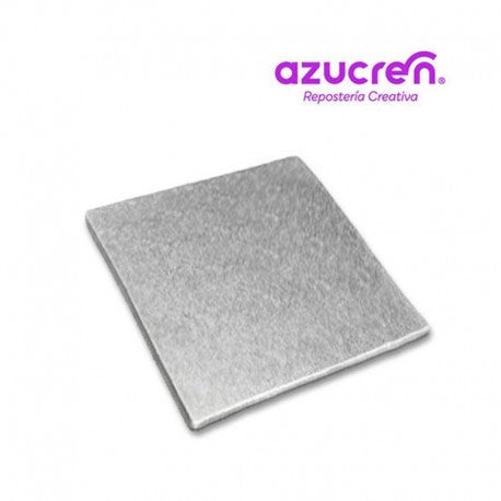 BASE CUADRADA PLATA 25X3 MM AZUCREN