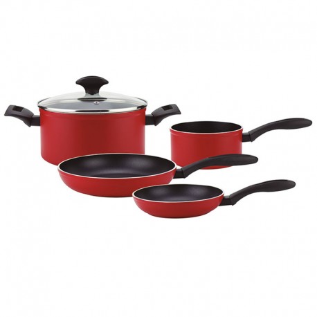 BATERIA COCINA 5 PZAS. MAXIMA ROJA FAGOR