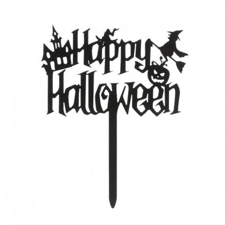 CAKE TOPPER HAPPY HALLOWEEN DEKORA