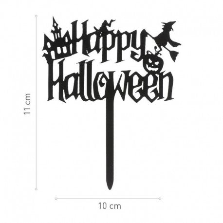 CAKE TOPPER HAPPY HALLOWEEN DEKORA