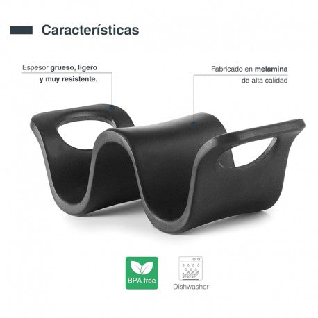 SOPORTE PARA 1-2 TACOS MELAMINA LACOR