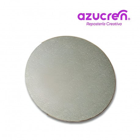 BASE TARTA REDONDA PLATA 30X3MM ALTURA