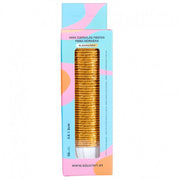 50 MINI CAPSULAS FIESTAS AZUCREN BLANCO / ORO