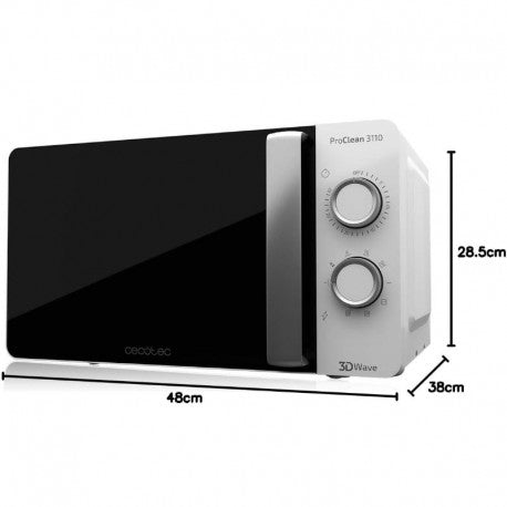 MICROONDAS 20L CON GRILL PROCLEAN 3110