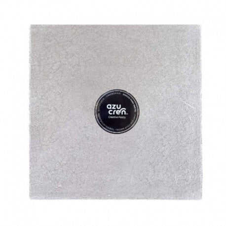 BASE CUADRADA PLATA 40X1,2 EXCELENTE