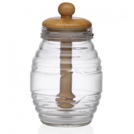 MIELERA BAMBÚ Y BOROSILICATO