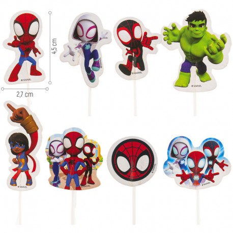 CAKE TOPPERS SPIDEY 16UDS DEKORA