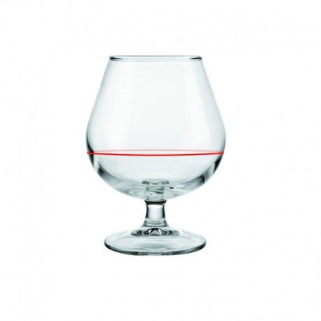 COPA COÑAC 17,5CL RAYA ROJA