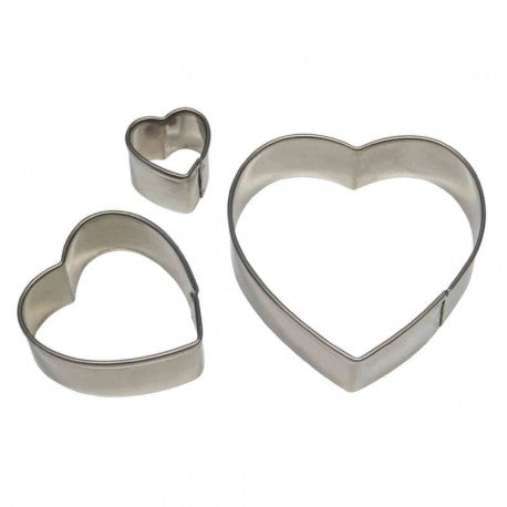 CORTADORES CORAZONES ACERO INOX PME