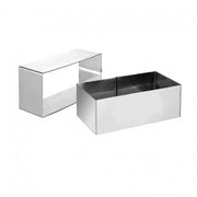 ARO DE EMPLATAR RECTANGULAR INOX 8X5X4.5CM