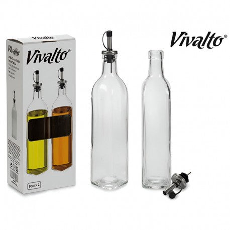 JUEGO ACEITERA Y VINAGRERA CRISTAL 50 CL