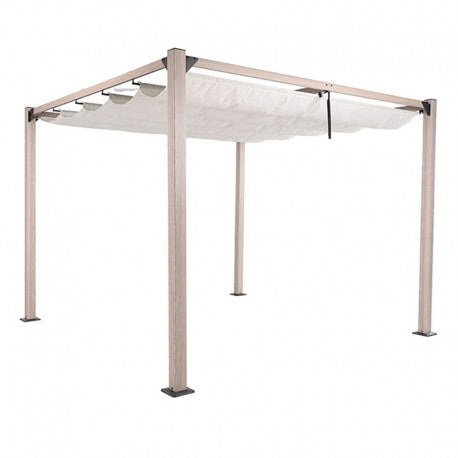 PÉRGOLA DE ALUMINIO TANGER 3x3xH.2.30 M