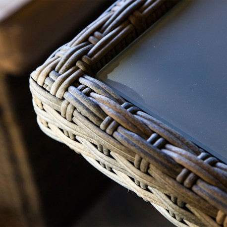 CONJUNTO PARA JARDIN BALI 2 SOFÁS+MESA ALTA+2 PUFS