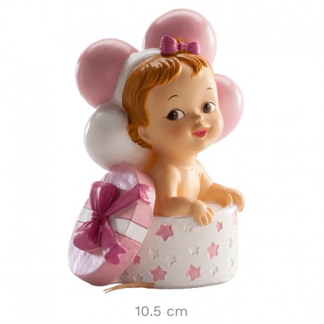 BAUTIZO NIÑA REGALO Y GLOBOS