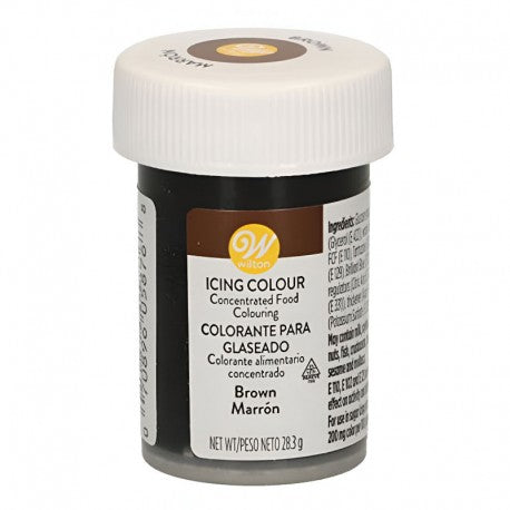 COLORANTE WILTON MARRON 28 GRAMOS