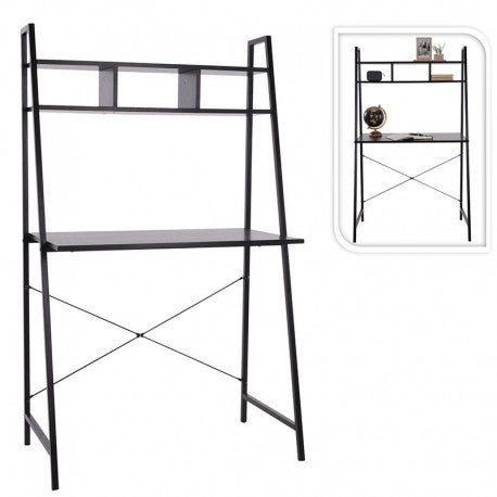 MESA ESCRITORIO COLOR NEGRO 84X46X142 CM