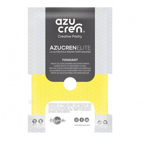 FONDANT AMARILLO AZUCREN ELITE 250GR