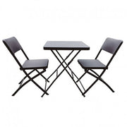 CONJUNTO MESA + 2 SILLAS PLEGABLES