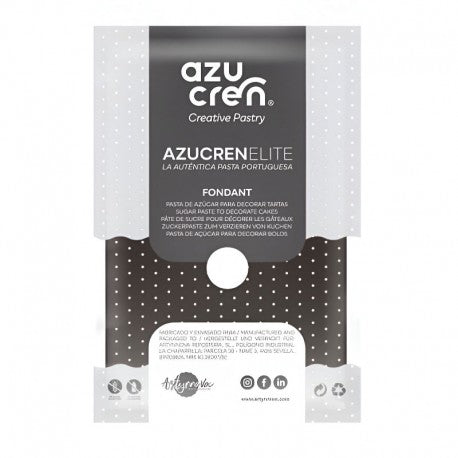 FONDANT NEGRO AZUCREN 500 GRAMOS