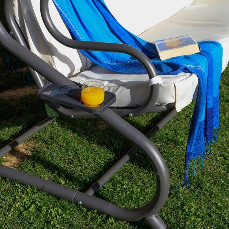 BALANCÍN/CAMA 3 PLAZAS TOLDO POLIÉSTER