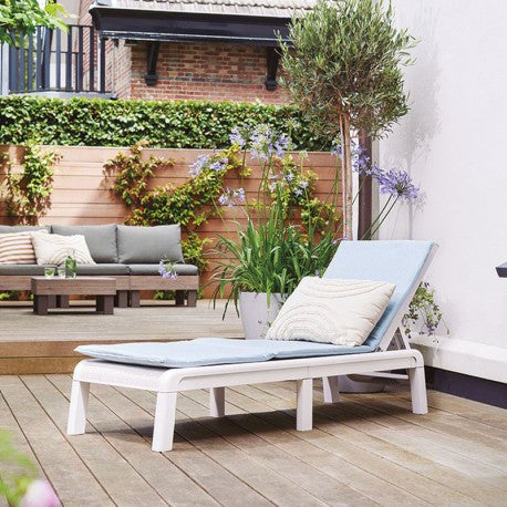 TUMBONA JARDÍN RESINA MALLORCA + COJIN