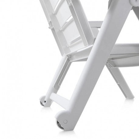 SET 2 TUMBONAS RESINA CAIMÁN COLOR BLANCO