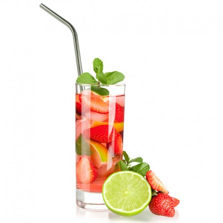 SET 4 PAJITAS REUTILIZABLES ACERO INOX