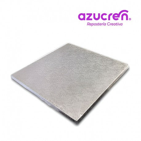 BASE CUADRADA PLATA 20X1,2CM