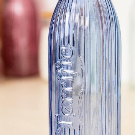 BOTELLA CUADRADA 1L AZUL VIBA QD