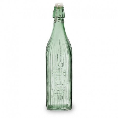 BOTELLA CUADRADA 1L VERDE VIBA QD