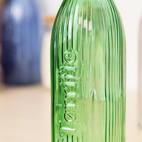 BOTELLA CUADRADA 1L VERDE VIBA QD