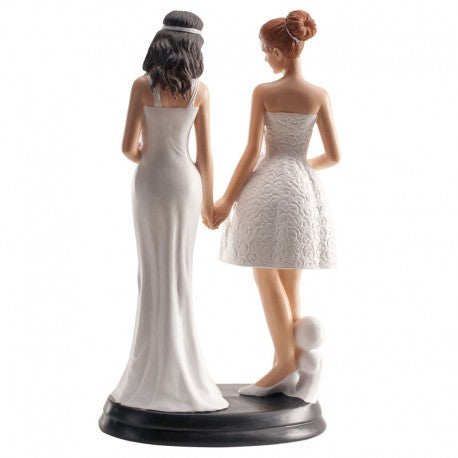 PAREJA BODA LESBIANA ACTUAL  20 CMS