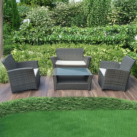 CONJUNTO MUEBLES JARDÍN SERIE IBIZA