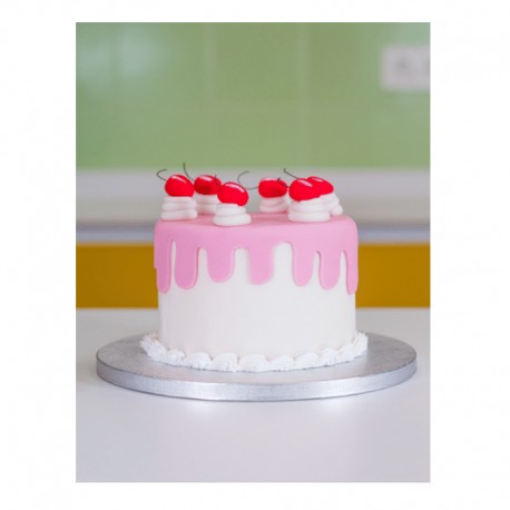 BASE REDONDA PLATA 25X1,2CM SUPREME AZUCREN