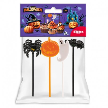KIT SURTIDO TOPPER HALLOWEEN DEKORA