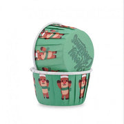 50 CAPSULAS PARA FIESTAS RENOS DE NAVIDAD AZUCREN