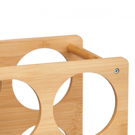 BOTELLERO 6 BOTELLAS BAMBU