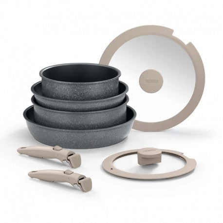 SET 8 PIEZAS ONE CLICK PIETRA MONIX