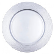 BAJO PLATO 33CM RELIEVE PLATA HABITAT QD