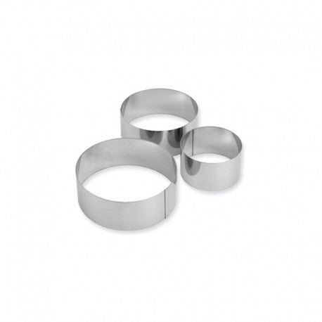 MOLDE ARO INOX 16 X 6 CM