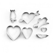 SET 7 CORTAPASTAS SAN VALENTIN