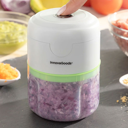 Mini picador de alimentos a batería